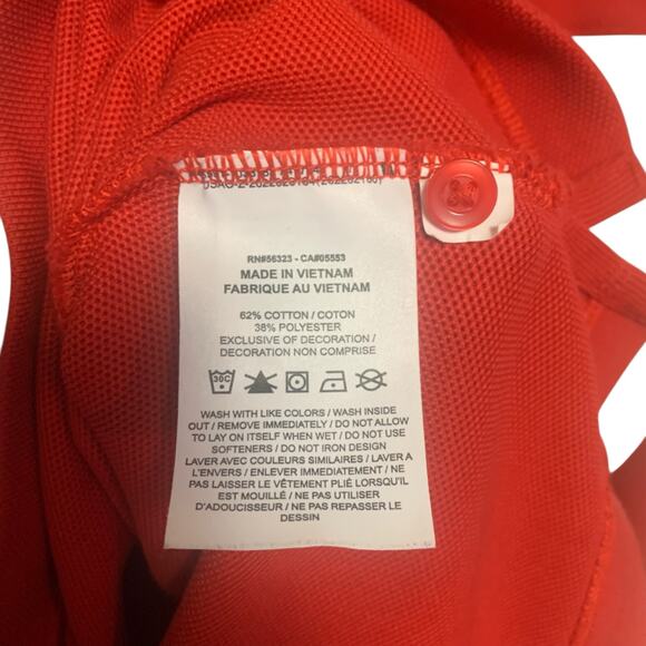 Nike Ohio State Buckeyes Dri-Fit Long Sleeve Polo Mens Size L - Picture 6 of 10